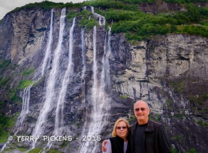 Geiranger Fjord Seven Sisters Waterfall