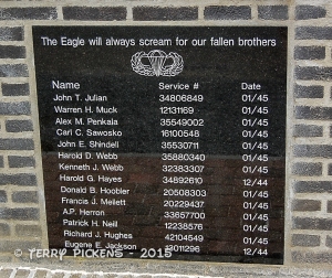101st Airborne Memorial outside Bastogne