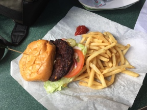 Black Bean Burger at the Safari Kitchen