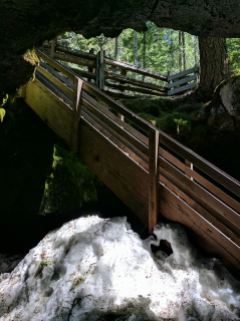 Stairs of Guler Ice Cave